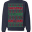 Christmas Calories Don't Count Funny Family Holidays Ugly Christmas Sweater Crewneck Sweatshirt