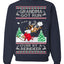 Grandma Got Run Over by a Reindeer Funny Song Movie Ugly Christmas Sweater Crewneck Sweatshirt