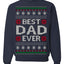 Best Dad Ever Classic Winter Holidays Ugly Christmas Sweater Crewneck Sweatshirt