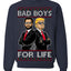 Bad Boys for Life Donald Trump JD Vance Funny 90s Movie Ugly Christmas Sweater Crewneck Sweatshirt