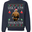Ugly Ath Sweater Merry Chrithmith, Butt Viral Ugly Ass Boxing Fight, Funny Ugly Christmas Sweater Crewneck Sweatshirt