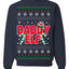Daddy Elf Cute Holiday Winter Ugly Christmas Sweater Crewneck Sweatshirt