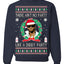 There Ain't No Party Like a Diddy Party, Funny Crazy Party Viral Music Baby Oil Meme, Men Women Ugly Christmas Sweater Crewneck Sweatshirt