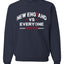 New England Fantasy Football Sports Fan Sweater, Unisex Crewneck Sweatshirts