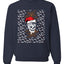 RIP XXXTentacion Santa Skull Xmas Bad Vibes XXX ? Ugly Christmas Sweater Unisex Crewneck Sweatshirt