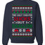 This Ugly Sweater Sucks But I Swallow Ugly Christmas Sweater Unisex Crewneck Sweatshirt