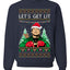 Let's Get Lit Clark Vacation Ugly Christmas Sweater Unisex Crewneck Sweatshirt