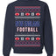 City of New England NE American Football Fantasy Fan Ugly Christmas Sweater Unisex Crewneck Sweatshirt