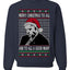 Sleepy Joe Merry Xmas To All And All A Good Night Ugly Christmas Sweater Unisex Crewneck Sweatshirt