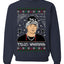 Peso Feliz Navidad Pluma Ugly Christmas Sweater Unisex Crewneck Sweatshirt