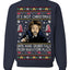 It's Not Christmas Until Hans Gruber Falls From Nakatomi Ugly Christmas Sweater Crewneck Sweatshirt