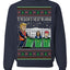 Tis the Season to Take Out the Garbage President Trump Ugly Christmas Sweater Crewneck Sweatshirt