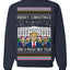 Merry Christmas and a MAGA New Year 2025 Ugly Christmas Sweater Crewneck Sweatshirts