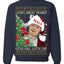 Looks Great Peanut Little Full Lotta Sap 80s Movie Quote Ugly Christmas Sweater Sweaters Crewneck Sweatshirts