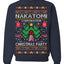 Nakatomi Corporation Christmas Party 1988 Plaza Logo, Classic Die Hard McClane 80s Xmas Movie Quote Ugly Christmas Sweater Crewneck Sweatshirt