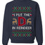 I Put The D In Reindeer, Unisex Ugly Christmas Sweater, Crewneck Sweatshirts
