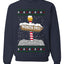 North Pole, Unisex Ugly Christmas Sweater Crewneck Sweatshirts
