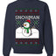 Snowman, Unisex Ugly Christmas Sweater Crewneck Sweatshirts