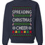 Spreading Christmas Cheer, Unisex Ugly Christmas Sweater Crewneck Sweatshirts