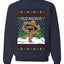 Feliz Navidad Dancing Gingerbread Man, Unisex Ugly Christmas Sweater, Crewneck Sweatshirts