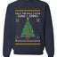 Deck The Halls With Guns & Ammo Fa La La La La,Unisex Ugly Christmas Sweater, Crewneck Sweatshirts