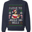 I Love To Jingle His Bells, Unisex Ugly Christmas Sweater, Crewneck Sweatshirts