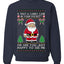 Is That A Candy Cane In Your Pocket Naughty Santa, Unisex Ugly Christmas Sweater, Crewneck Sweatshirts