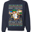 Litters Full Cat, Unisex Ugly Christmas Sweater Crewneck Sweatshirts