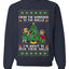 From The Windows To The Walls I'm About To Deck These Halls, Unisex Ugly Christmas Sweater Crewneck Sweatshirts