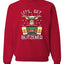 Lets Get Blitzened Deer With Beer Merry Christmas Unisex Crewneck Graphic Sweatshirt