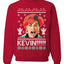 Kevin's Mom Screaming Kevin!  Ugly Christmas Sweater Unisex Crewneck Sweatshirt
