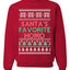 Santa's Favorite Homo Ugly Christmas Sweater Unisex Crewneck Sweatshirt