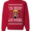 I Like Christmas, I like Presents Cardi Ugly Christmas Sweater Unisex Crewneck Sweatshirt