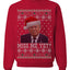 Miss Me Yet? Donald Trump President USA Xmas Merry Ugly Christmas Sweater Unisex Crewneck Graphic Sweatshirt