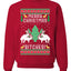 Merry Christmas Bitches Merry Ugly Christmas Sweater Unisex Crewneck Graphic Sweatshirt