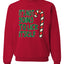 Candy Cane Not Going to Lick Itself Merry Christmas Unisex Crewneck Graphic Sweatshirt