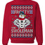 Frosty the Swoleman Funny Workout Lifting Snowman MovieUgly Christmas Sweater Crewneck Sweatshirt