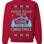 Please Please Please Come Home for Xmas Viral Pop Song Ugly Christmas Sweater Crewneck Sweatshirt