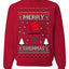Merry Swishmas Basketball Sports Ugly Christmas Sweater Crewneck Sweatshirt