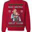 Make Christmas Great Again Trump Vance 2024 Movie Parody Ugly Christmas Sweater Crewneck Sweatshirt