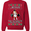 Jesus the Ultimate Deadlifter | Funny Ugly Christmas Sweater Crewneck Sweatshirt