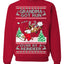 Grandma Got Run Over by a Reindeer Funny Song Movie Ugly Christmas Sweater Crewneck Sweatshirt