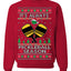 It's Always Pickleball Season Funny Pickle Ball Sports Fan Ugly Christmas Sweater Crewneck Sweatshirt