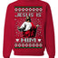 Jesus Is Him Funny Gen Z Viral Meme Shades Slang Ugly Christmas Sweater Crewneck Sweatshirt