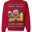 Arriba Abajo Al Centro Pa'Dentro Cheers to Health Salud Ugly Christmas Sweater Crewneck Sweatshirt