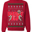 Daddy Elf Cute Holiday Winter Ugly Christmas Sweater Crewneck Sweatshirt