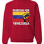 Freedom For Venezuelan Raised Fist Sweater, Unisex Crewneck Sweatshirts