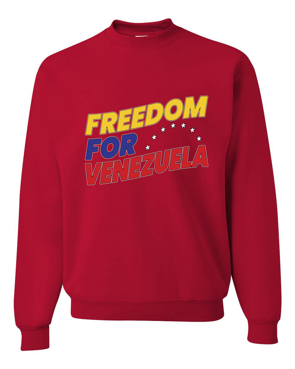 Freedom For Venezuelan Sweater, Unisex Crewneck Sweatshirts