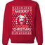 Merry Fookin Christmas Ugly Christmas Sweater Unisex Crewneck Sweatshirt