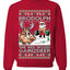 Brodolph Santa Working Out Gym the Red Nosed Gainzdeer Ugly Christmas Sweater Unisex Crewneck Graphic Sweatshirt